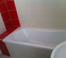 Appartement témoin. la salle de bain