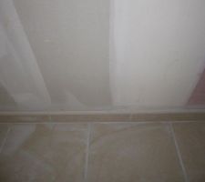 Carrelage avec les joints