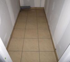 Carrelage WC du haut