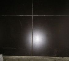 Carrelage et joint salle de bain du bas