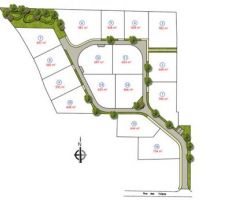 Voila le lotissement, nous avons reserv&eacute; le lot n&deg;7