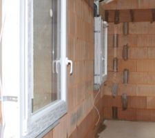 Couloir et chambre c&ocirc;t&eacute; Sud