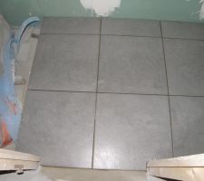 Carrelage salle de bain RDC