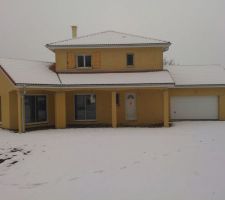 La maison sous la neige