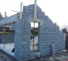 Garage vu depuis le nord ouest