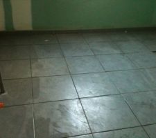 Carrelage de la SDB haut