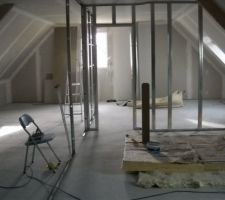 Vue sur chambre et dressing!