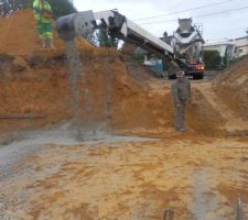 Coulage des fondations