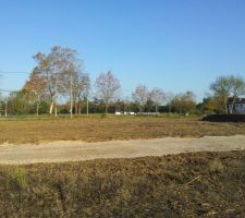 Photo de notre terrain