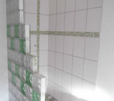 Mur de brique terminer,reste la finition encore et tjr!!!