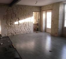 Parquet de la cuisine,ce sera celui ci dans la piece de vie