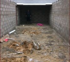 Sous sol coter garage