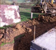 Remblayage tout autour de notre maison