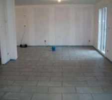 Carrelage du rez-de-chauss&eacute;e