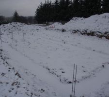 1ers épisodes neigeux sur le chantier