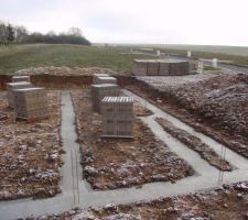 Livraison des parpaing pour le VS