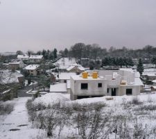 1ère offensive de l'hiver sur le chantier 02/12/2012
