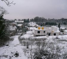 1ère offensive de l'hiver sur le chantier 02/12/2012