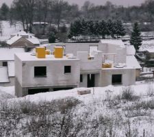 1ère offensive de l'hiver sur le chantier 02/12/2012