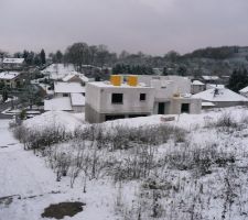 1ère offensive de l'hiver sur le chantier 02/12/2012