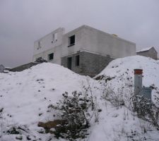 1ère offensive de l'hiver sur le chantier 02/12/2012