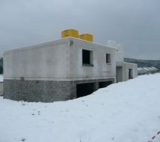 1ère offensive de l'hiver sur le chantier 02/12/2012