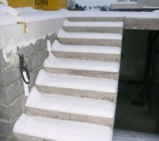1ère offensive de l'hiver sur le chantier 02/12/2012