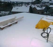 1ère offensive de l'hiver sur le chantier 02/12/2012
