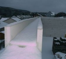 1ère offensive de l'hiver sur le chantier 02/12/2012