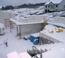 1ère offensive de l'hiver sur le chantier 02/12/2012