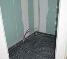 Carrelage salle de bains suite parentalle