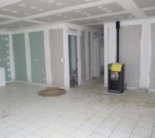 Vue salon salle à manger