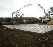 Debut dalle beton