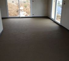 Novembre 2012 : chape