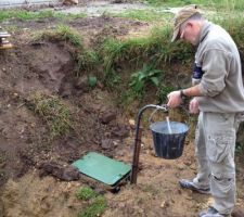 Novembre 2012 : isolation des murs du cellier, par nos soins