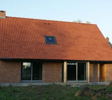 Planche de rive arri&egrave;re peinte