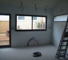 La cuisineenfin l'emplacement de l'&eacute;vier