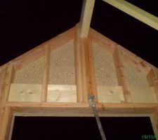 Structure haute du pignon d'étage