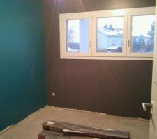 Fin de la mise en couleur, il reste le parquet et qq bricoles...si tout va bien nous emménagerons le week end du 15