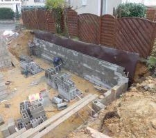 Elevation des murs sous-sol