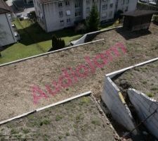 Une photo "aérienne" du nouvel aménagement du terrain