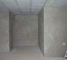 Enduit interieur garage