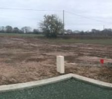 Vur panoramique du terrain