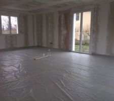 Préparation des murs (salon)