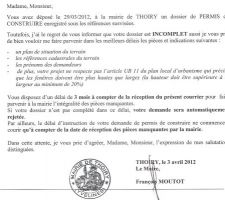 Refus du permis de construire