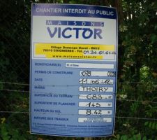 Affichage du permis de construire