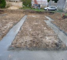 Fondations coulées le 18/10