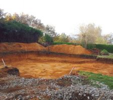 Fin du terrassement
