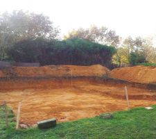 Fin du terrassement