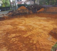 Fin du terrassement